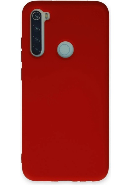 OMR02 Xiaomi Redmi Note 8 Kılıf Nano Içi Kadife Silikon - Kırmızı