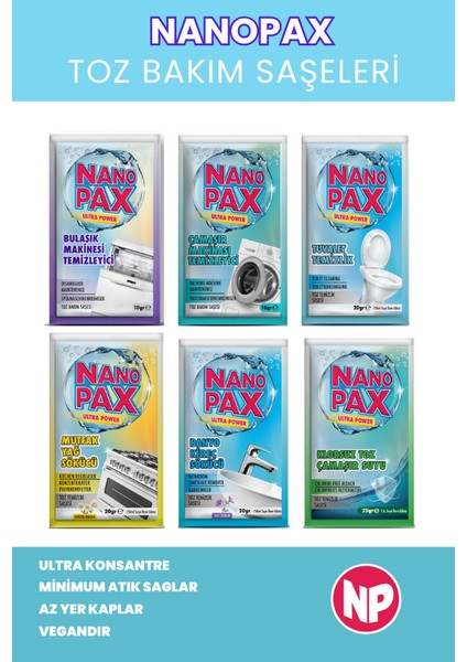 Tuvalet & Klozet Toz Temizlik Saşesi (12 Adet x 20GR)