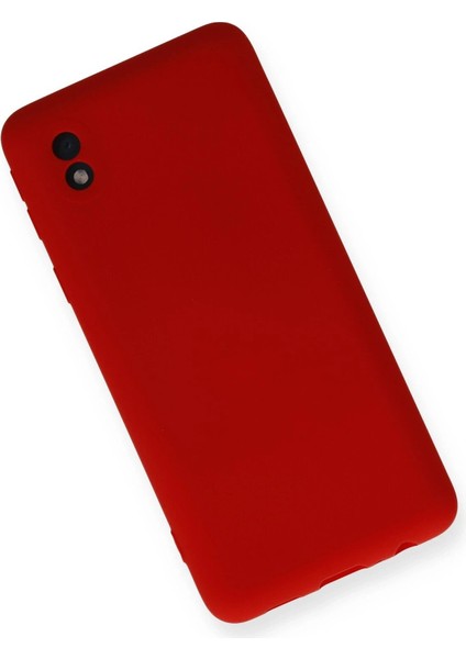 OMR02 Samsung Galaxy A01 Core Kılıf Nano Içi Kadife Silikon - Kırmızı modelleri