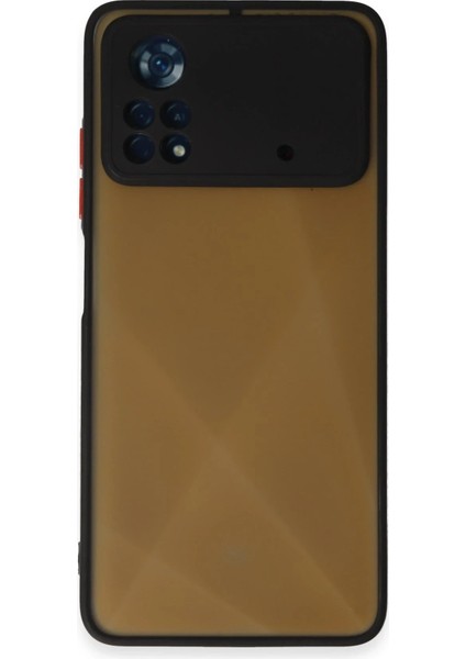 OMR02 Xiaomi Poco X4 Pro 5g Kılıf Montreal Silikon Kapak - Siyah