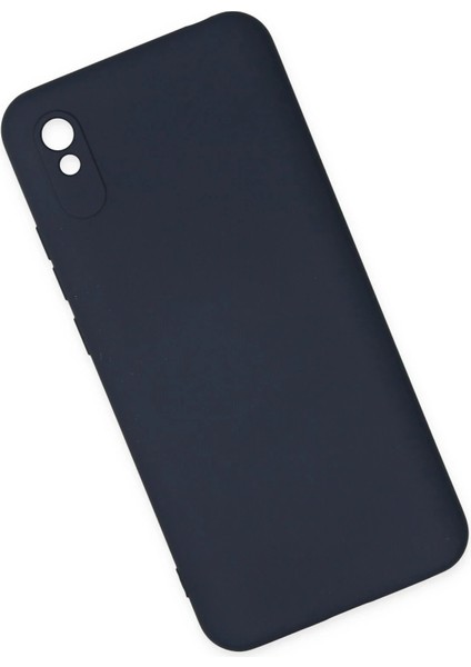 OMR02 Xiaomi Redmi 9A Kılıf Nano Içi Kadife Silikon - Lacivert fiyatları