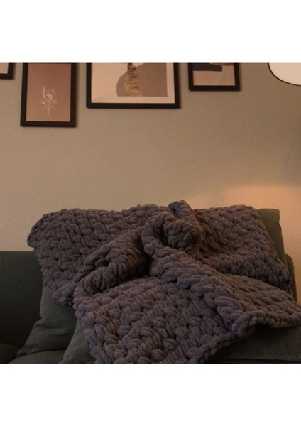 Bebek Gri Puffy Battaniyesi