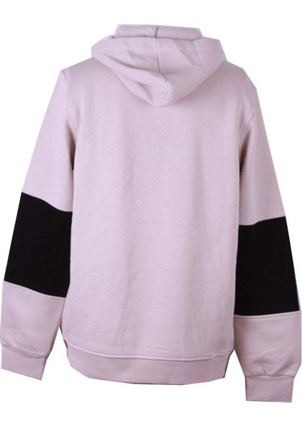 Kapüşonlu Kol Parçalı Kanguru Cep 3 Iplik Gri Erkek Sweatshirt 5731 modelleri