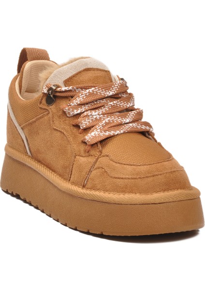 Taba Süet Bağcıklı Unisex Çocuk Spor Ayakkabı 412445 F modelleri