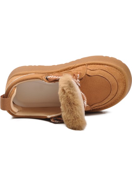 Taba Süet Bağcıklı Unisex Çocuk Spor Ayakkabı 412445 F fırsatları