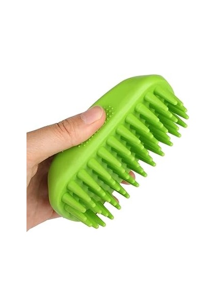 Aputure Köpek Banyo Fırçası, Evcil Hayvan Banyo Fırçası, Tüy Temizleme Fırçası, Yumuşak Silik