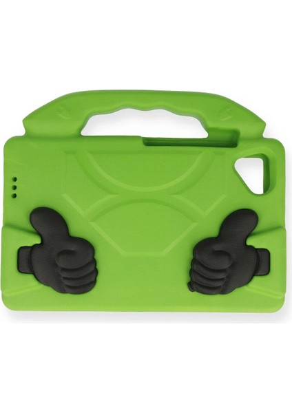 OMR02 Samsung Galaxy X200 Tab A8 10.5 Kılıf Like Stantlı Tablet Silikon - Yeşil