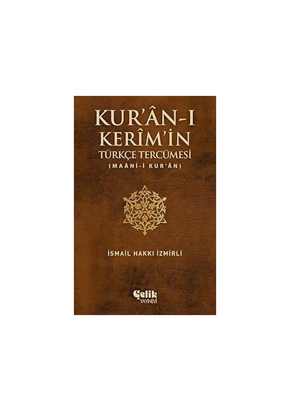 Kuranı Kerim'ın Türkçe Tercümesi Ciltli: Maani-I Kur'an