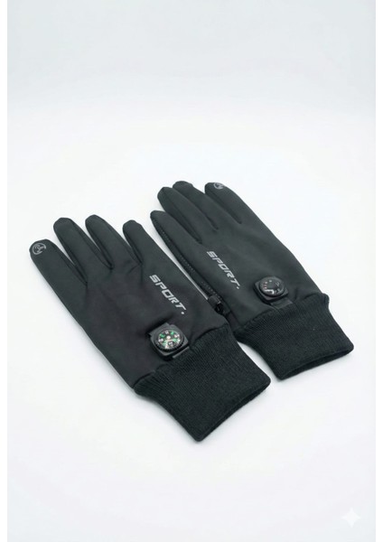 Outdoor Taktikal Kışlık Spor Eldiven - Pusulalı, Termometreli ve Dokunmatik Ekran Özellikli - Kayak, Dağcılık, Kamp Için Suya Dayanıklı tasarım fırsatları