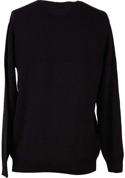 O Yaka Triko Siyah Erkek Kazak 18089 modelleri