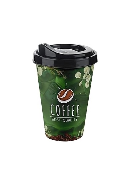400 ml Termos Mug – Yıkanabilir Plastik Kahve Kupası, French Press Kahve ve Meşrubat Bardağı