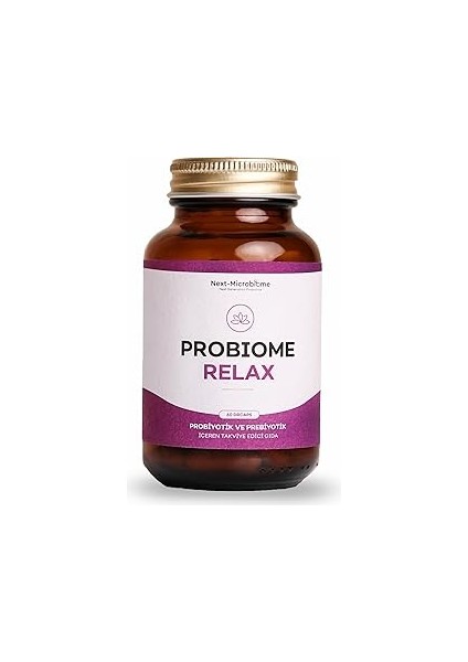 Probiome-Relax Probiyotik ve Prebiyotik Içeren Takviye Edici Gıda 60