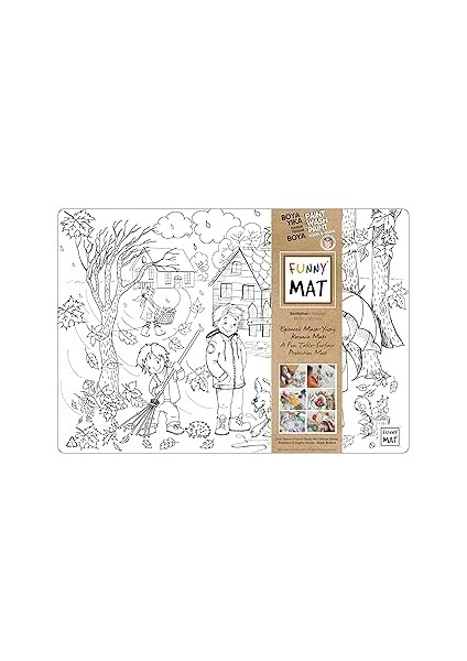 Akademi Çocuk Funny Mat - Sonbahar (%95 Geri Dönüşümlü) - Yeni