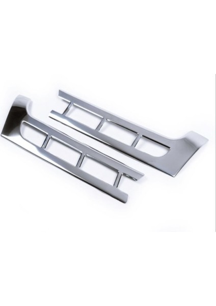 Volkswagen Caravelle Ön Panjur Krom Nikelaj (2010-2015) için Özel Ürün (2 Parça Paslanmaz Çelik)