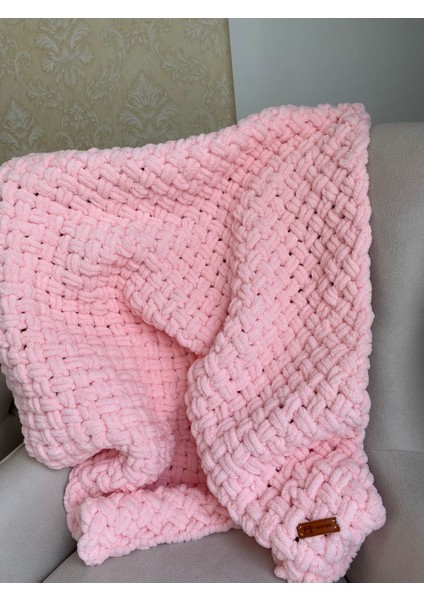 Alize Puffy El Örgü Bebek Battaniyesi