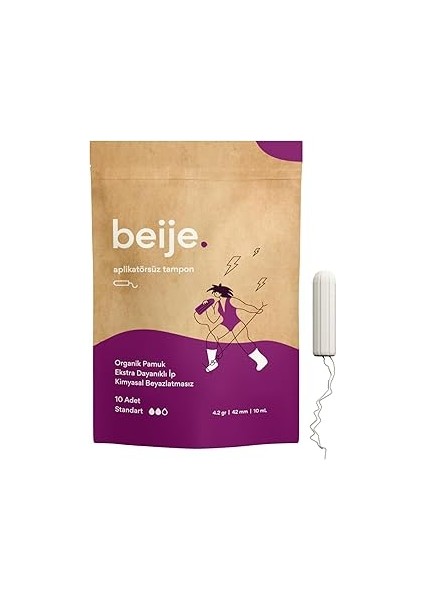 Beije 10'lu Standart Tampon