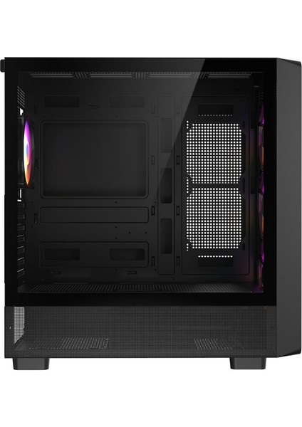 F19 750W 80PLUS Bronze 4X120MM Argb Fanlı Atx Siyah Bilgisayar Kasası