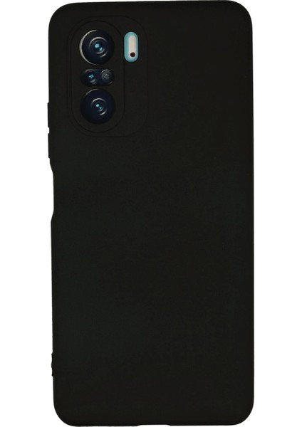 OMR02 Xiaomi Poco F3 Kılıf Nano Içi Kadife Silikon - Siyah