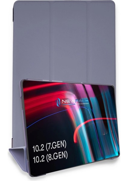 OMR02 iPad 10.2 (7.nesil) Kılıf Tablet Smart Kılıf - Lila