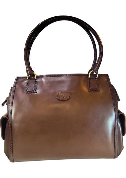 Kadın El Yapımı (Handmade) Hakiki Deri El ve Omuz Çantası Ertica