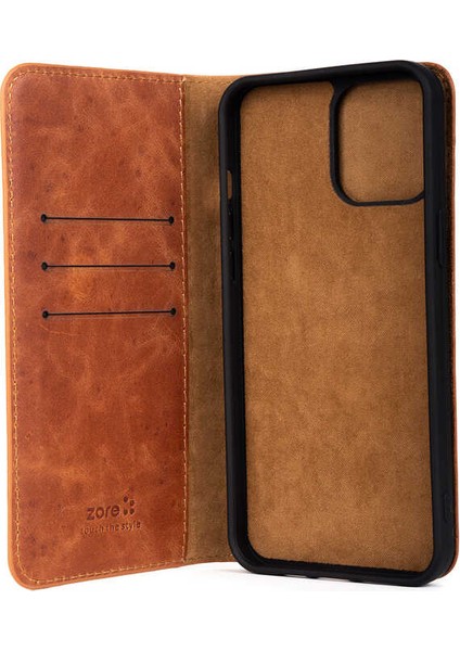 iPhone 13 Kılıf Vlmt Hakiki Deri Multi Cüzdan Kılıf-Taba indirimleri