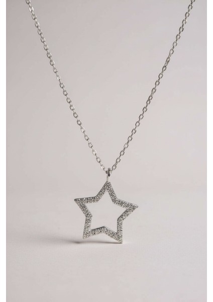 925 Ayar Gümüş Yıldız Kolye Kadiın fiyatları