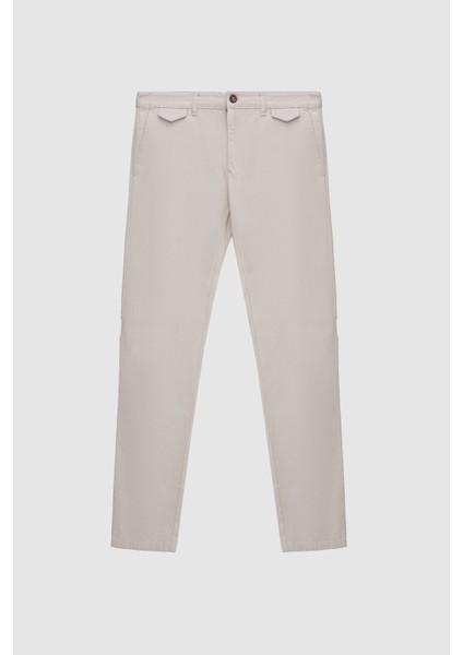 Slim Fit Taş Armürlü Chino Pantolon indirimleri