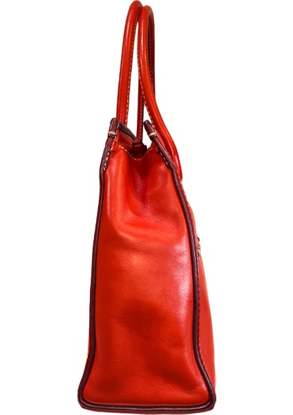 Kadın Yomra Kırmızı Deri Omuz Çanta Nakış Işlemeli modelleri