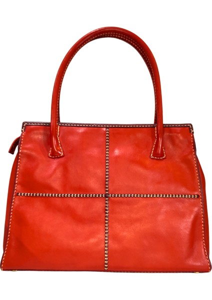 Kadın Yomra Kırmızı Deri Omuz Çanta Nakış Işlemeli fırsatları
