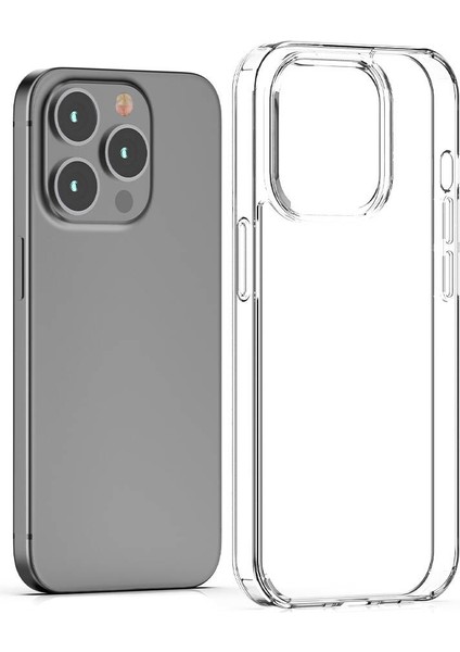 Apple iPhone 15 Pro Max Kılıf Vlmt Coss Kapak-Renksiz