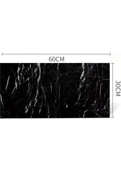 Siyah Mermer Desenli Alüminyum Plastik Duvar Sticker modelleri
