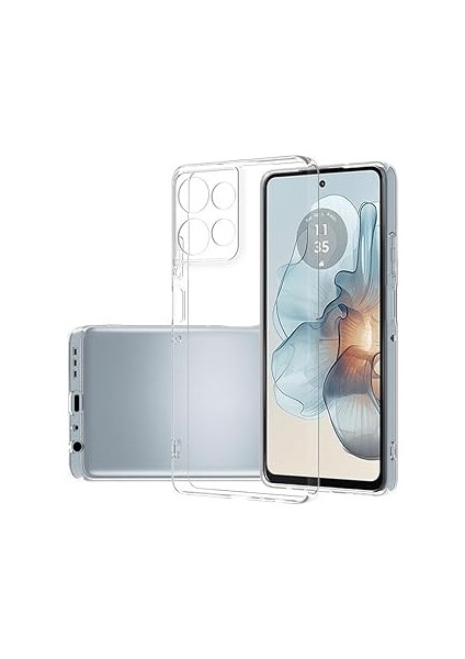 Zore Infinix ile Uyumlu Note 30 Vip Kılıf Zore Süper Silikon Kapak Şeffaf