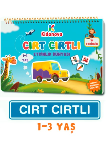Minik Dahiler: Konuşmayı ve Dikkati Geliştiren Cırt Cırtlı Etkinlik Kitabım 1-3 Yaş - Montessori Uyumlu, Okul Öncesi Eğitim, Eğitici Oyuncak
