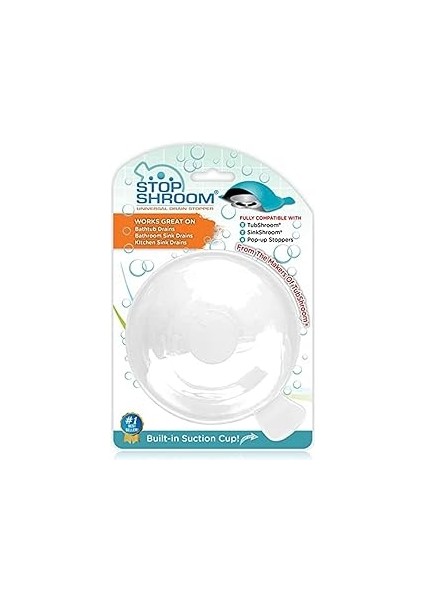 Stopshroom Küvet, Banyo ve Mutfak Için Üstün Evrensel Gider Tapası (Beyaz)