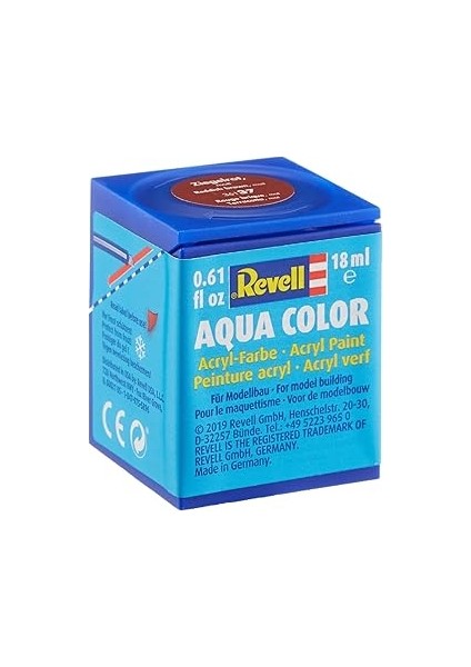 Revell - Su Bazlı Maket Boyası Kızıl Kahve Mat 18 ml (36137)