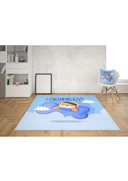 Uyuyan Köpek Kişiye Özel Dijital Baskı Kalın Taban Halı fiyatları