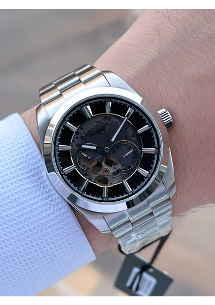 Otomatik Mekanizma Sapphire Cizilmez Cam Çelik Kordon 10 Atm Erkek Kol Saat EMG.1132.350 modelleri