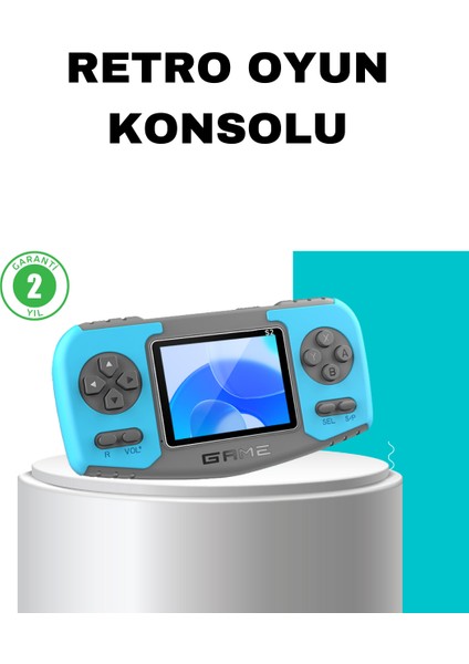 Taşınabilir Mini Video Oyun Konsolu Ergonomik Tasarım