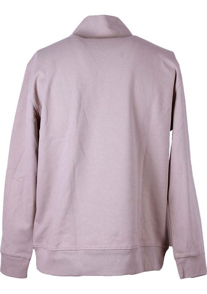 Diyagonel Yarım Fermuarlı 3 Iplik Kum Erkek Sweatshirt 5470 modelleri