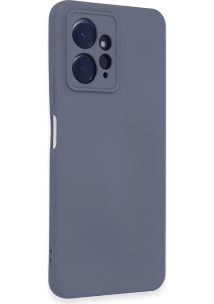 OMR02 Xiaomi Redmi Note 12 4g Kılıf Nano Içi Kadife Silikon - Gri fiyatları
