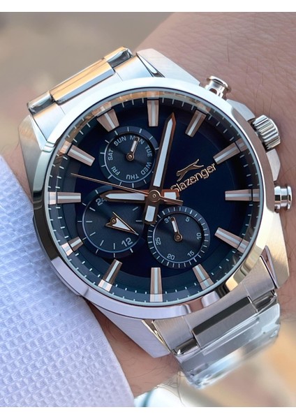 Italyan Tasarım Bileklik Hediyeli 2 Yıl Garantili 10 Atm Çelik Erkek Kol Saat ESL.Y2522.5 fiyatları