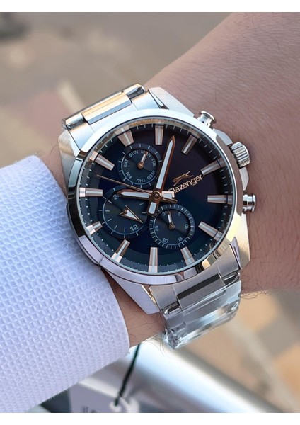Italyan Tasarım Bileklik Hediyeli 2 Yıl Garantili 10 Atm Çelik Erkek Kol Saat ESL.Y2522.5 modelleri