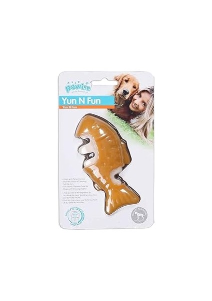 Pawise Yum N Fun Balık Aromalı Çiğneme Köpek Oyuncağı 12,5 cm