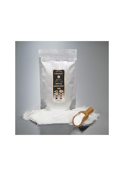 Hanzade Ingiliz Karbonatı 1 kg Sodyum Bikarbonat Besin Türü Katkısız