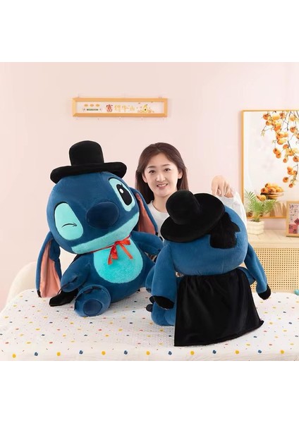 Pelerinli Şapkalı Stitch Premium Peluş 3- Boy Seçeneği Peluş Oyuncak Sevgiliye Özel Hediye Ayıcık modelleri