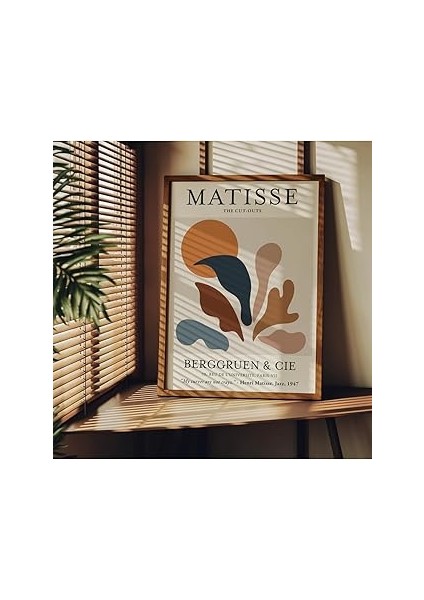 Fark Tanıtım Matisse Çerçevesiz Poster, Dekoratif Çerçevesiz Poster, Tablo, Matisse, 40 x 50