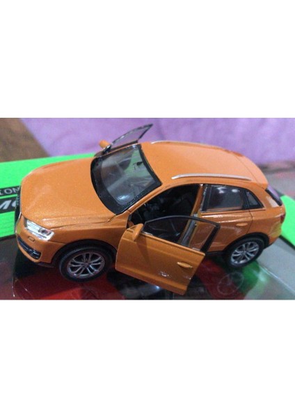 Oyuncak Model Metal Araba 1/36 Çek Bırak Turuncu Audi Q3 Jeep indirimleri