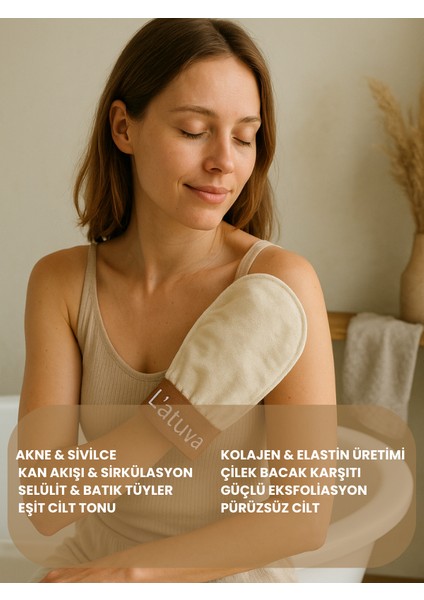 Yüz ve Vücut Kesesi Peeling Etkili Banyo Duş Kesesi Eldiveni Tüm Cilt Tipleri Için fiyatları