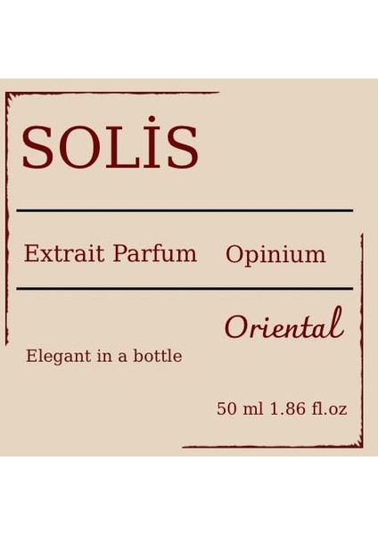 W3 Opinium 50 ml Extrait Parfüm