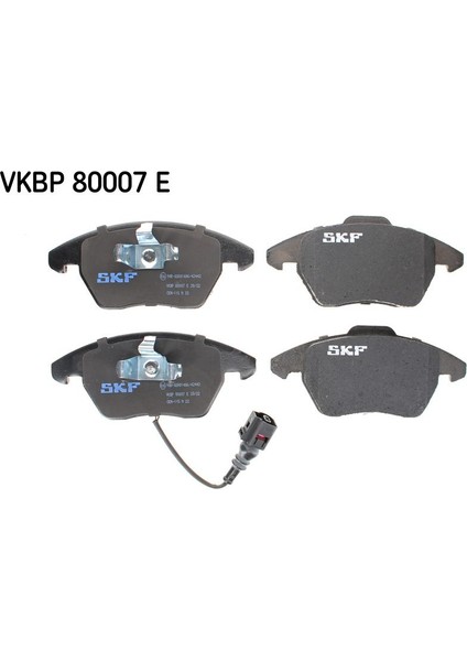 VKBP80007E 0986TB2457-ÖN Balata Fişli Caddy Iıı 04 > Golf Iv V Vı 97> Jetta Passat 05 > Polo 09 > Octavıa 04 > 1K0698151-1K0698151E-WVA23587